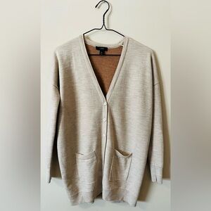 J. Crew Classic Long Merino Wool Cardigan Size XXS